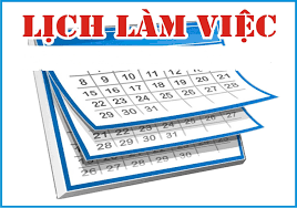 Kế hoạch làm việc tuần 19